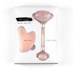 Skinly Face Roller &amp; Gua Sha - Růženín