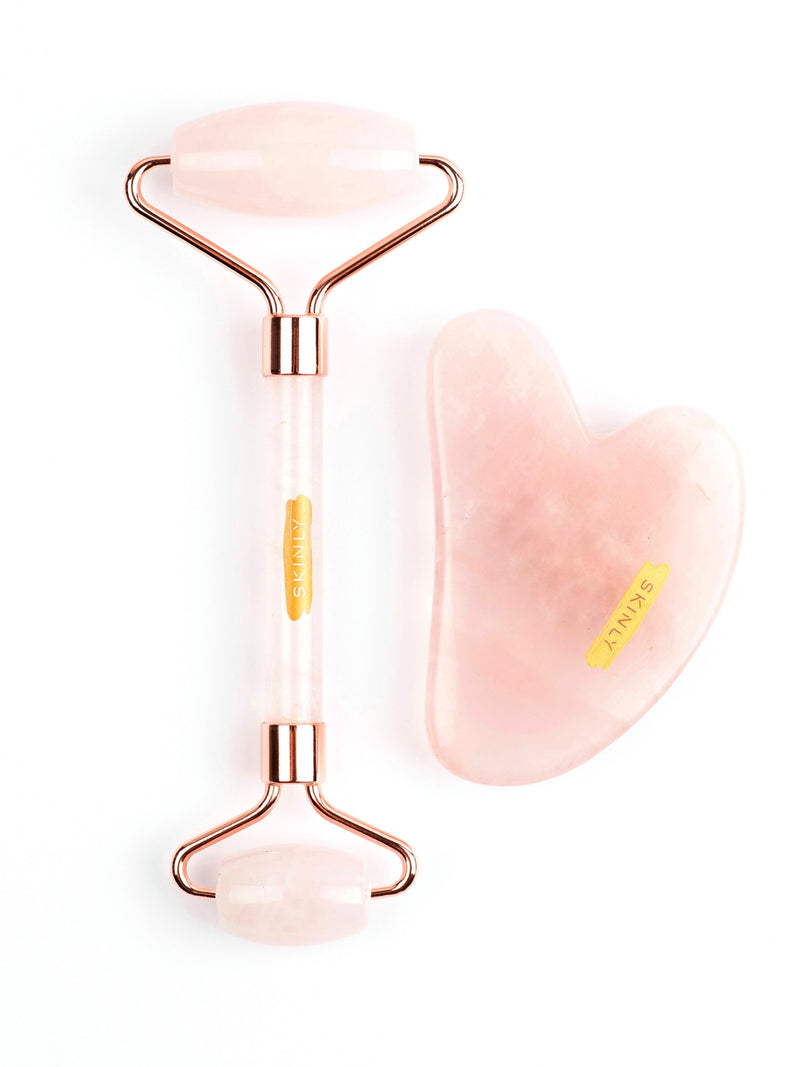 Skinly Face Roller &amp; Gua Sha - Růženín